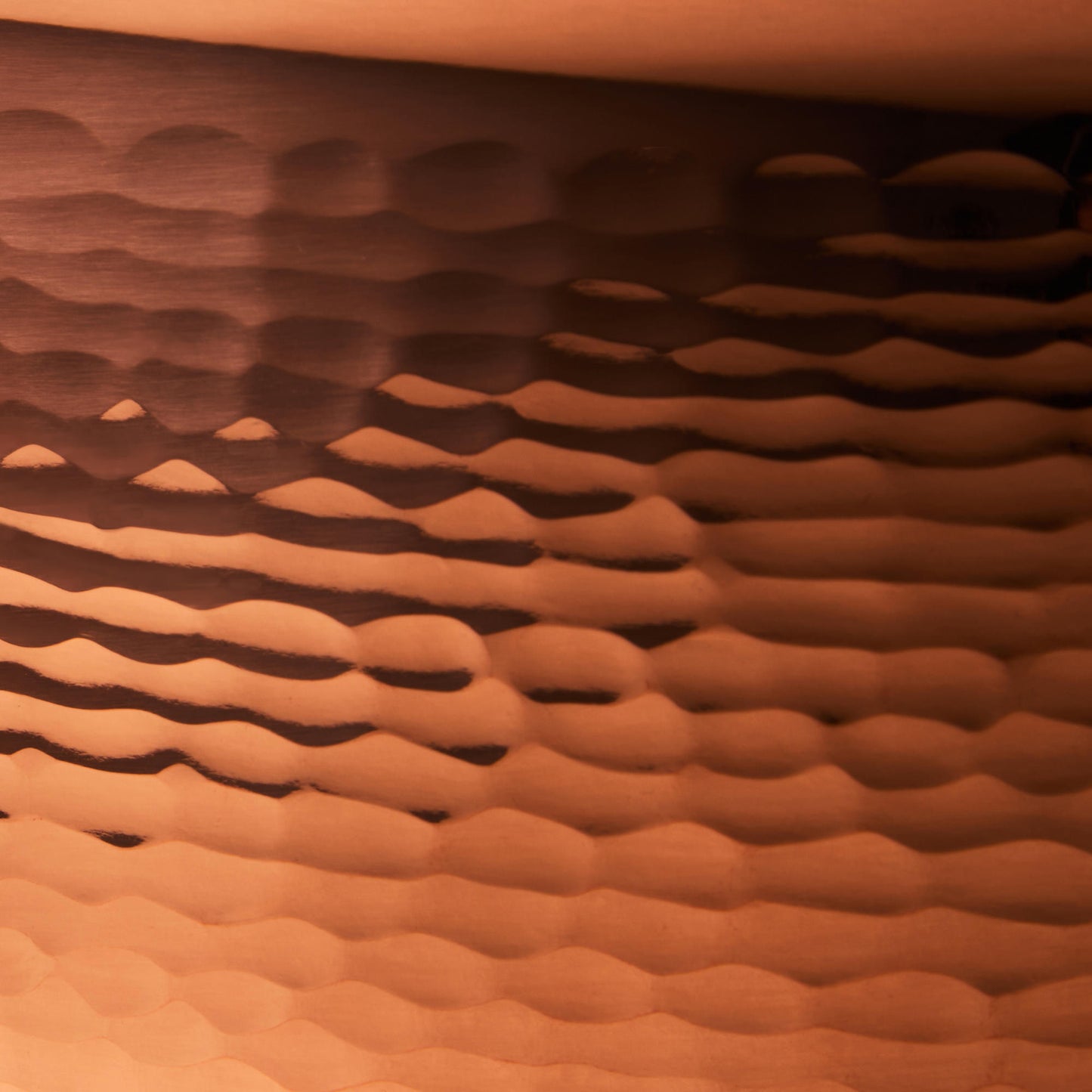Hammering increases strength and beauty of copper clad with stainless steel  saucepan