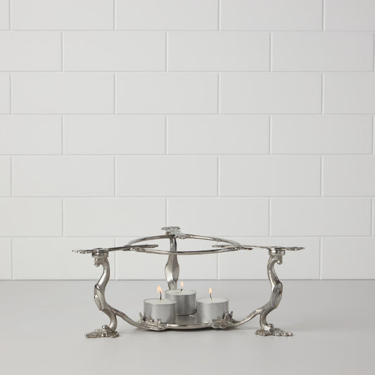 Stainless Steel warming stand for gel and candle