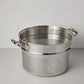 stainless steel insert for cooking pasta with the Opus Prima and Opus Cupra 8 qt stockpots