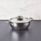 Opus Prima 4qt Chef Pot in clad stainless steel