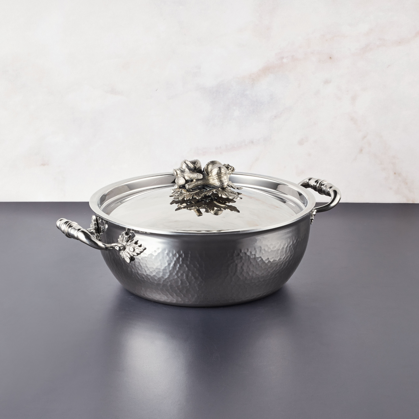 Opus Prima 4qt Chef Pot in clad stainless steel