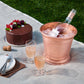 Hammered copper small wine Bucket,  from Glamstore Historia collection