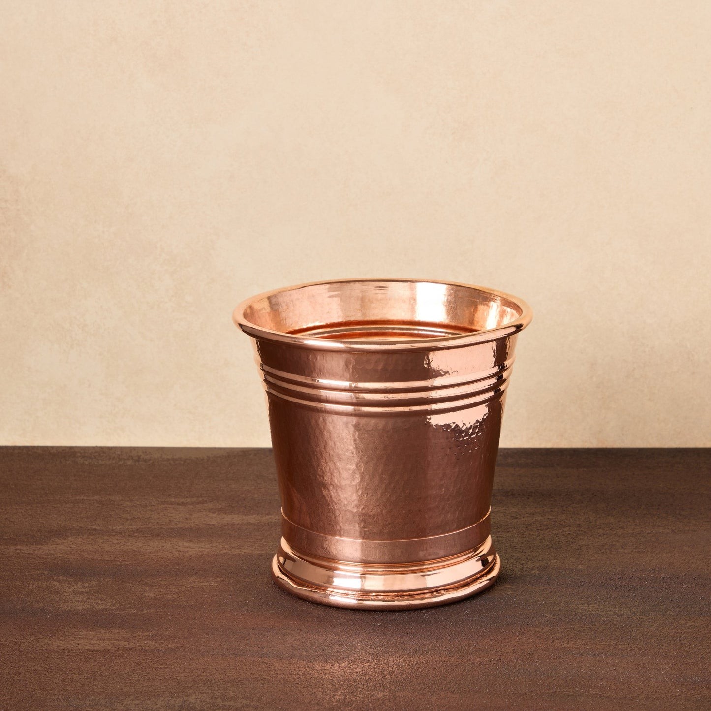 Hammered copper small wine bucket,  from Glamstore Historia collection