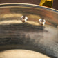 High purity, durable tin lining applied by hand over fire on solid hammered copper large chef pan from Glamstore Historia collection