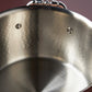 hammered stainless steel lining in braiser