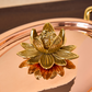 lotus-shaped bronze finial