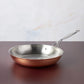 10" frying pan hammered copper  with stainless steel lining 