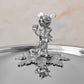 Disney  Opus Prima Decorated knob representing Mickey Mouse on a stainless steel lid