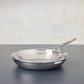 10" frying pan hammered clad stainless steel